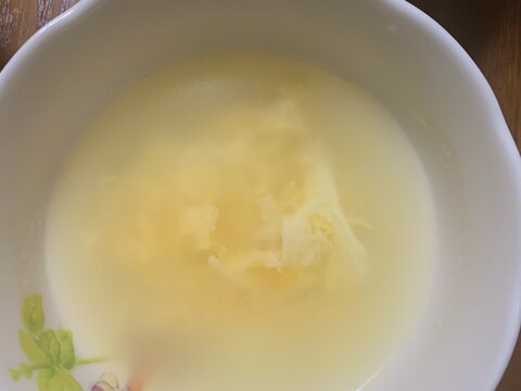 ふわふわ卵の中華スープ♪
